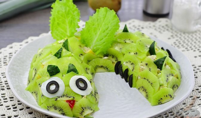 Готовим к Новому году: салат Новогодний дракон