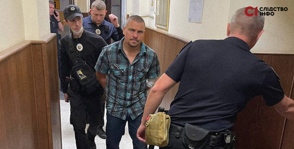 Охоронець Тищенка почав кричати у суді та хотів порізати собі вени (відео)