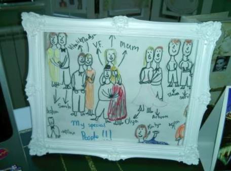 Рисунок дочери любовницы Януковича Марии