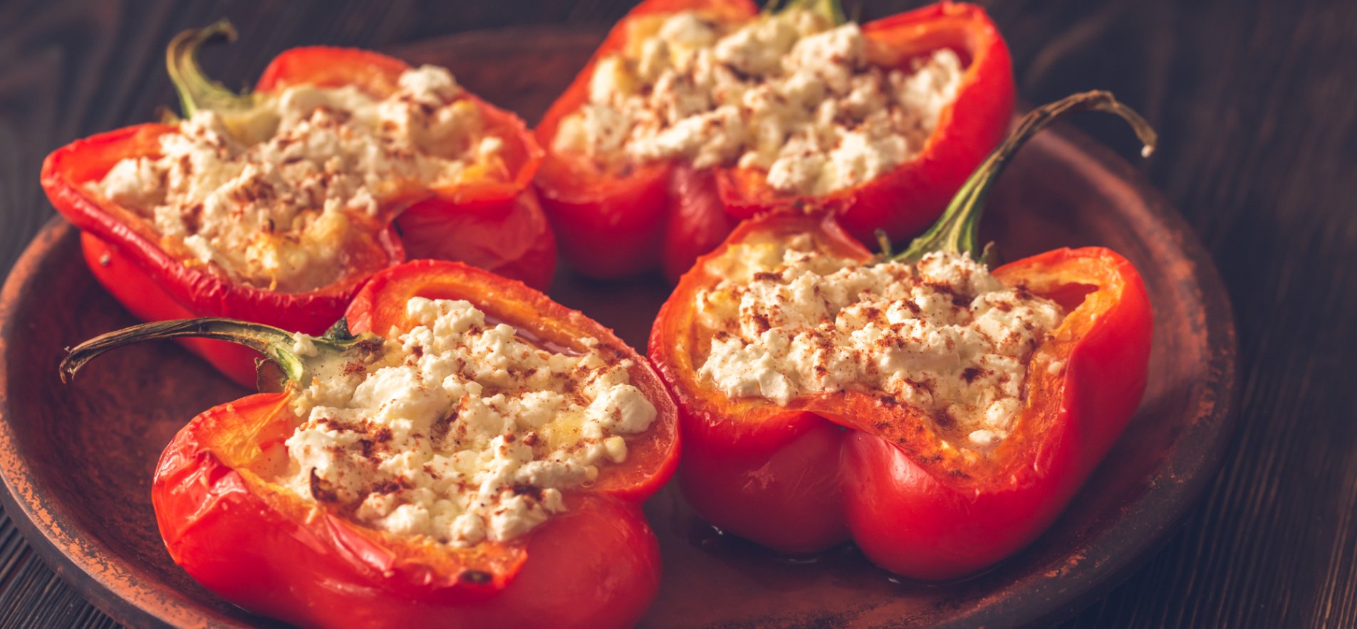 Прості рецепти смакоти: перець, фарширований бринзою