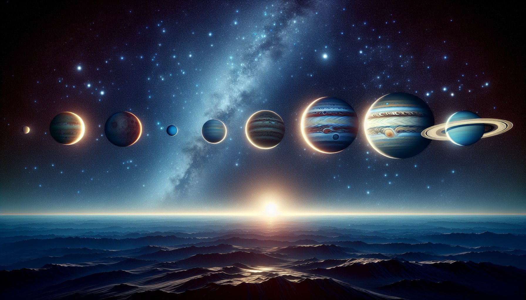 Сегодня ночью украинцы смогут увидеть редкий парад планет