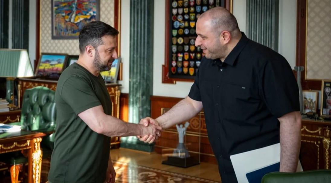 Володимир Зеленський і секретар РНБО Рустем Умєров