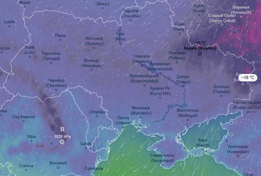 В Україні вдарять 18-градусні морози: коли очікувати пік похолодання