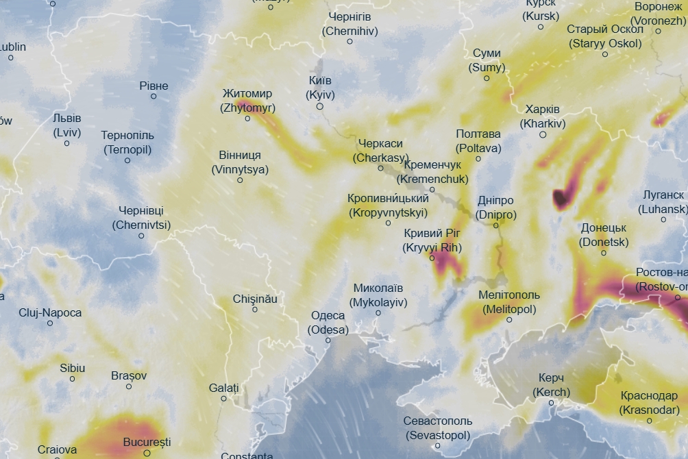 Брудна хмара накриє Україну: які області опиняться в зоні ризику