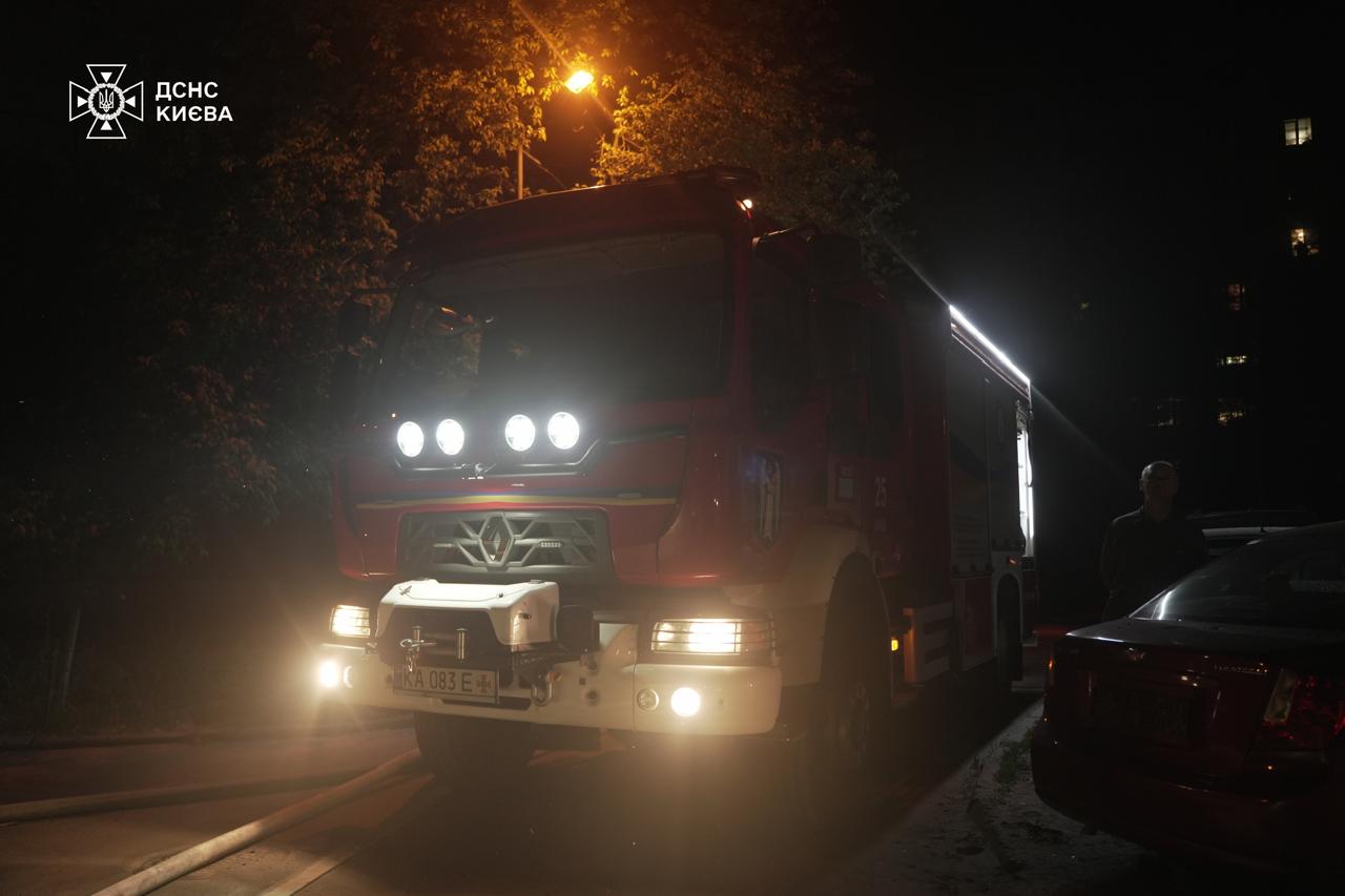 Последствия ночной атаки на Киев 24 мая: пожары, разрушения и пострадавшие