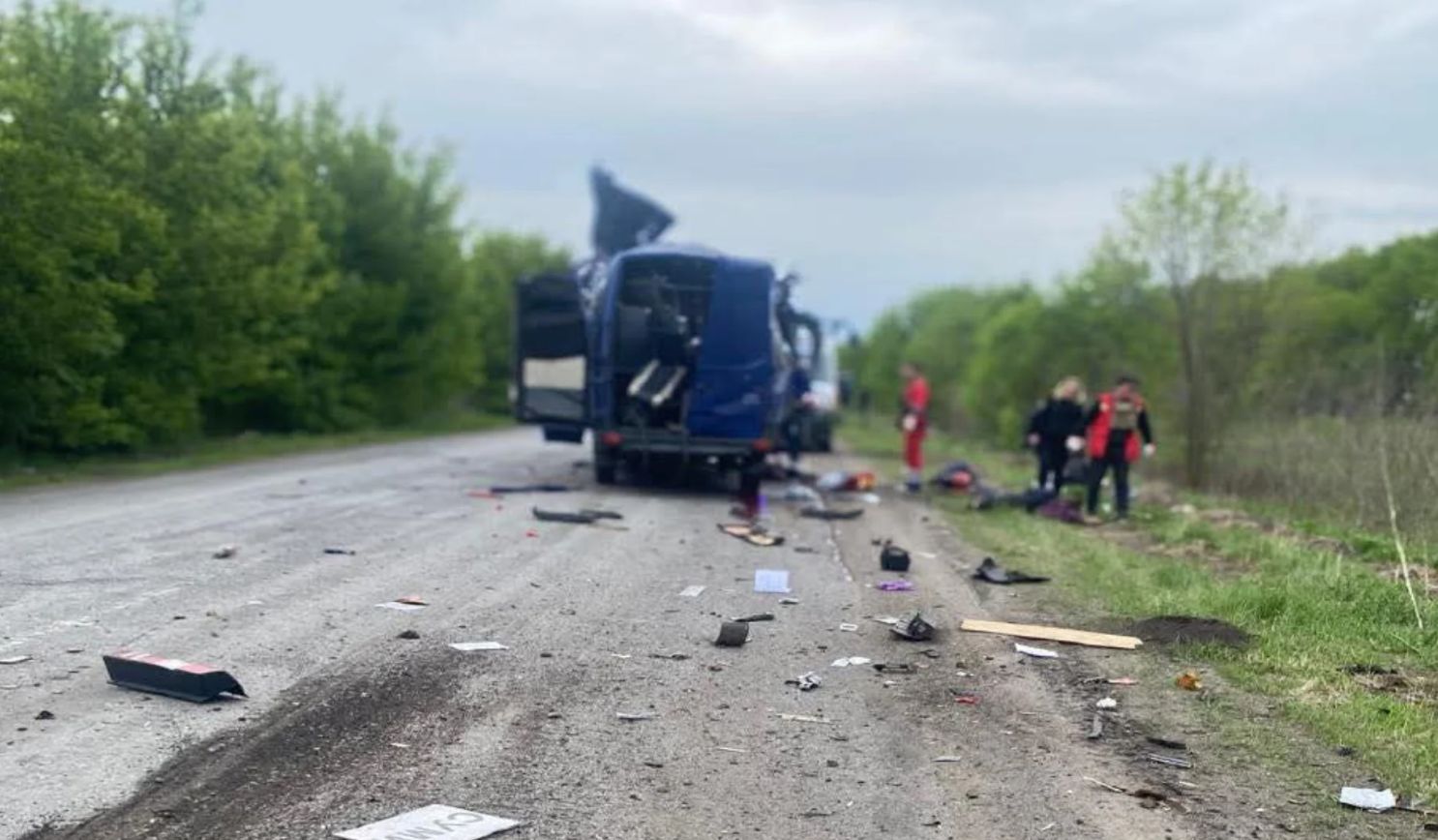 Велика Британія засудила удар РФ по автобусу на Сумщині