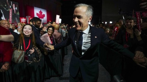 Марк Карни после оглашения результатов голосования