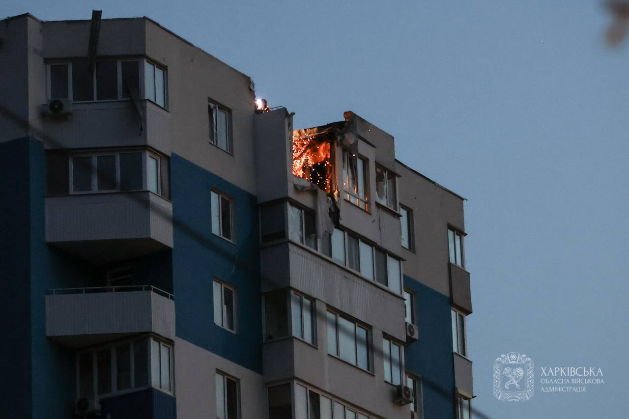 Харьков атаковали дроны-камикадзе: 19 пострадавших, среди них четверо детей