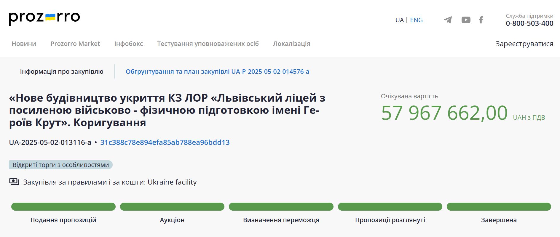 Будівництво укриття у Львові: завищення цін у тендері на десятки відсотків
