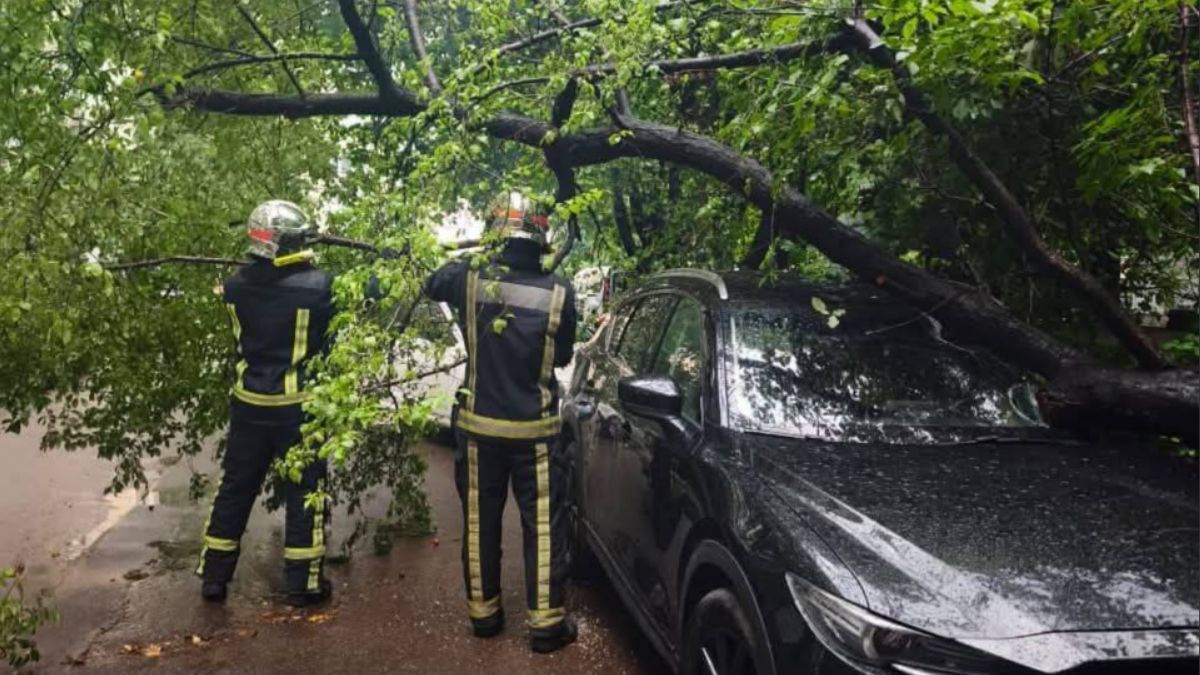 Негода на Київщині: тисячі домівок залишилися без світла через зливи та шквали
