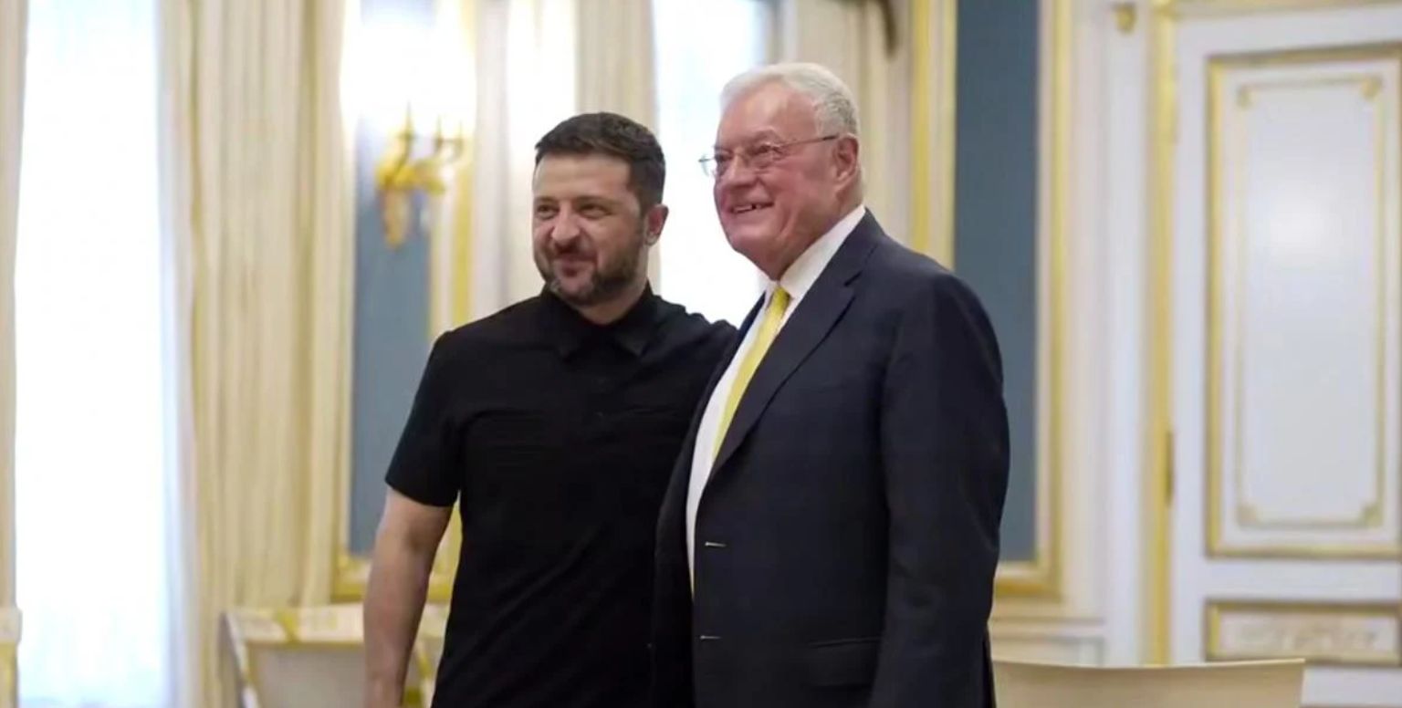 Владимир Зеленский провел переговоры со спецпосланником США Китом Келлогом в Киеве