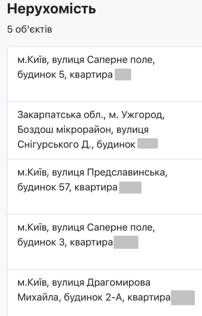 
Сергій Гайдай записав елітну нерухомість на цивільну дружину