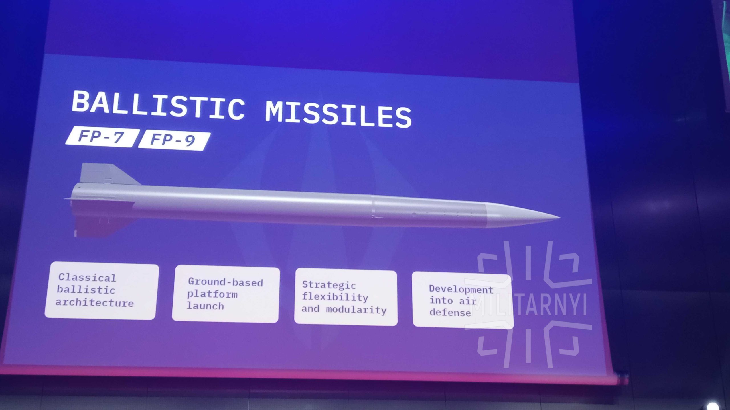 Fire Point, производящая "Фламинго", объявила о разработке баллистических ракет и систем ПВО