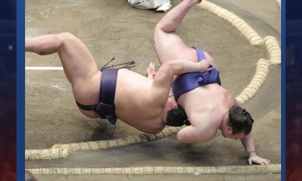 Сумоист Даниил Аонишики одержал победу благодаря редкому правилу "Dead body"