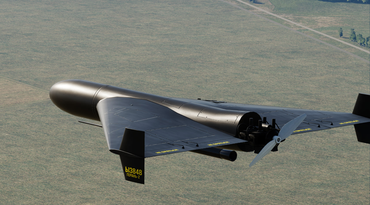 Новая модификация российского БпЛА "Герань" одновременно несет ПЗРК и боевую часть - ГУР