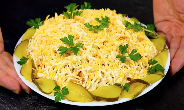 Салат с куриной грудкой и корейской морковью – простой и вкусный рецепт