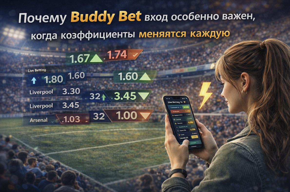 Почему Buddy Bet вход особенно важен, когда коэффициенты меняются каждую секунду