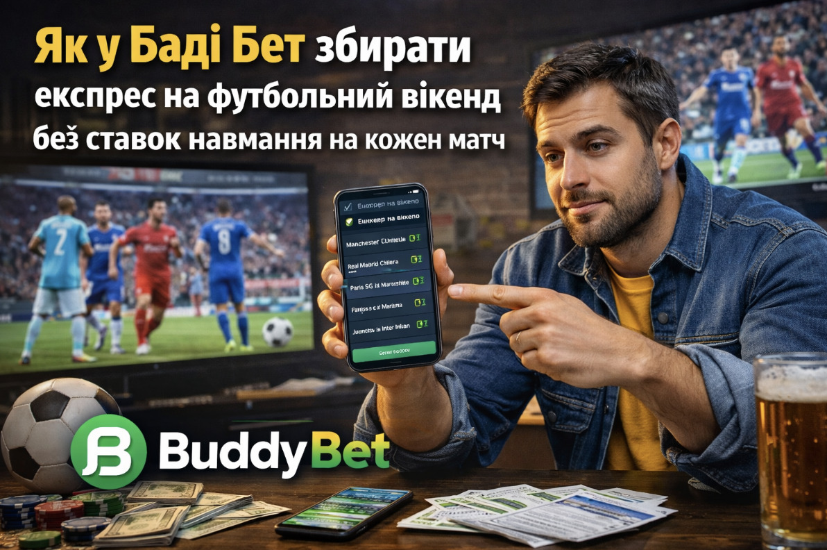 Як у Баді Бет збирати експрес на футбольний вікенд без ставок навмання на кожен матч