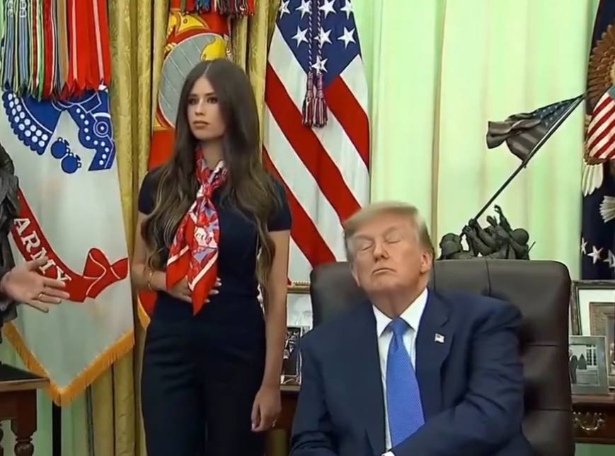 Трамп задрімав під час заходу в Білому домі (ВІДЕО)